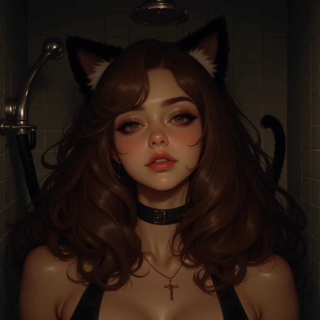 Modernist art, Live anime, Young woman, who loves rabbits, naked tits covered in cum, Egon Schiele, emo art, from another dimension, portrait art by Jakub Rebelka、top quality、top quality、ge0g1yph1ks