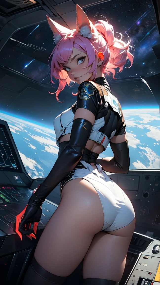 ((no panties)),green eyes, whale tail, panties, stupid((girlish )),((naked)),((muy naked)),((pink hair)),((blue ombre hair)),((stomach )),((chest )),Background graffiti,Black Samurai Helmet,Futuristic cityscapes, (Irregular architecture), mechanic, (Cyberpunk), (floating trains), realistic lighting, (Abyss) Masterpieces, high quality, Beautiful graphics, High detail, ((flying saucers and ships looming in the sky)), Vision (wide angle lens), Ultra-high resolution (realism: 1.4), Ultra high quality, extremely detailed CG Unity 8k wallpapers, esthetic, Award-winning photography, High detail, Details improvement, Blur removal, The art of complexities and travel. Visually impressive. Beautiful futuristic city, beautiful city, Chinese dream land, Pexels, blue hour photography, Chinese dreamland, spectacular clouds, fantasy clouds.