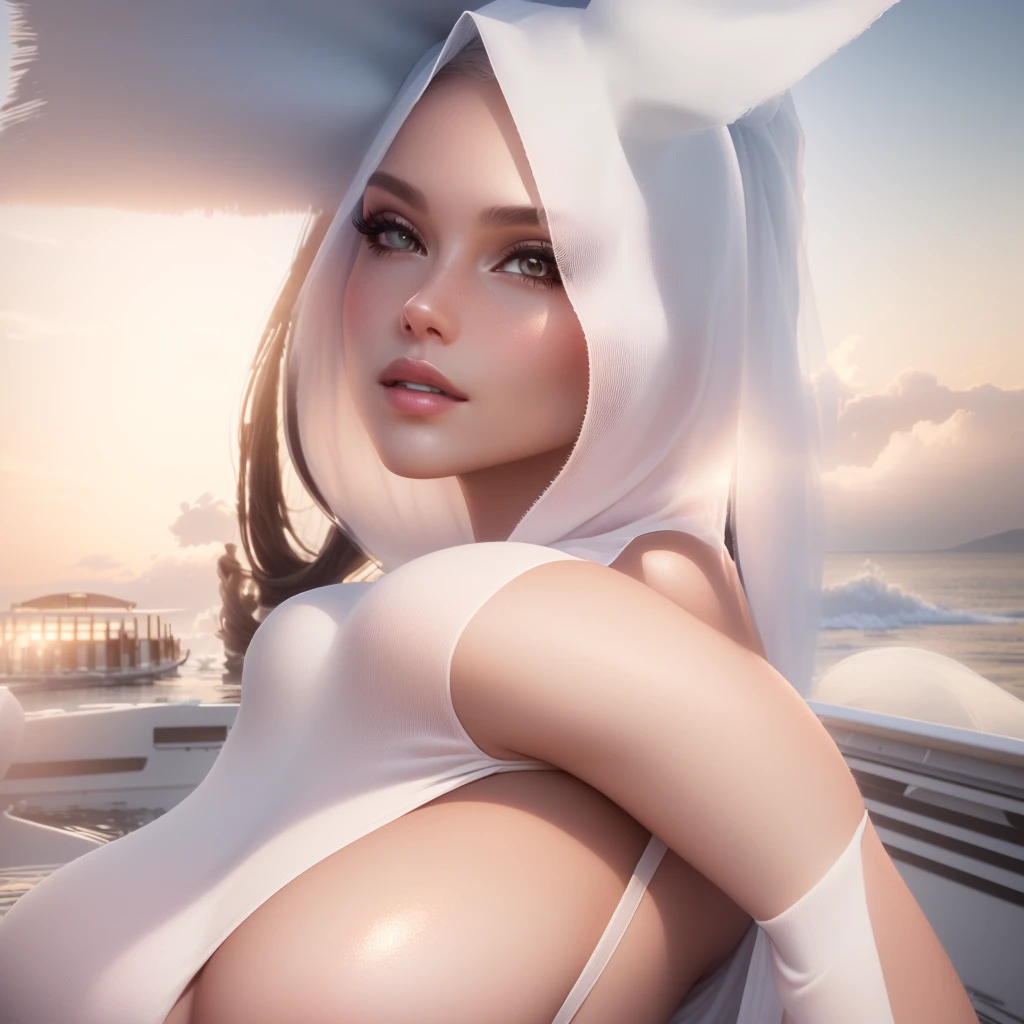 Movie stills beautiful bunny,Has fantastic eyes, Volumetric Light, Surrealism, Intricate details, illustration, painting, watercolor, 卡Wow伊赤壁, Eat Easter eggs, Wow!, Shallow and deep, pastel color palette, soft light, Simplicity, Modern, Digital , Art work:Lois van Baarle、Ross Tran and Artgerm, Popular content on artstation hq, Very detailed . Shallow and deep, 小illustration, Very detailed, High Budget, Bokeh, Widescreen, Moody, epic, Gorgeous, Film Grain, Granular