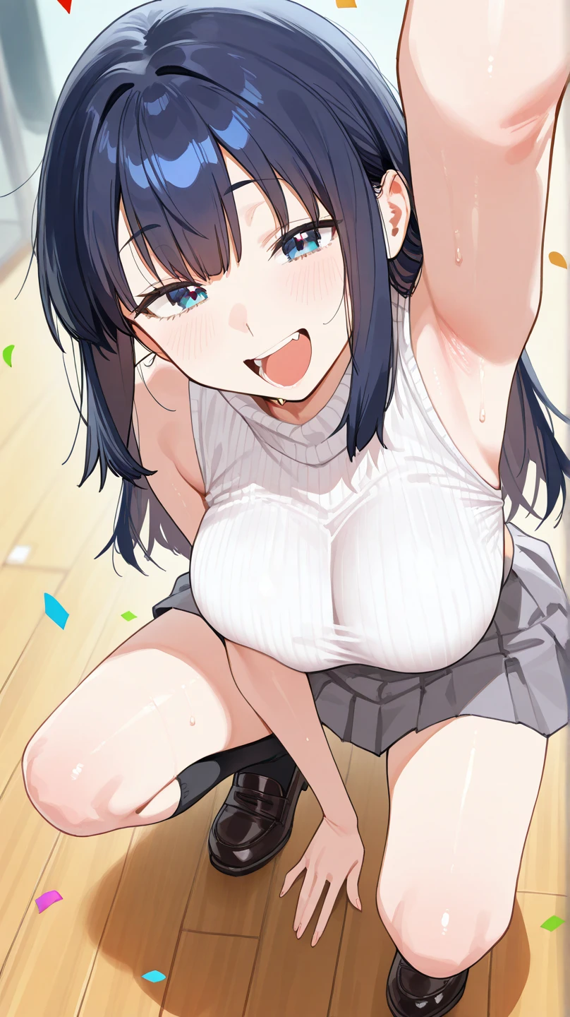 (Very small girl rides guy perfectly:1.5)、(またがるな女の子:1.3)、(Petite:1.5)、(Big Breasts:2)、(eyes half closed:1.3)、(despair:1.6)、(Grin:1.6)、(tears:1.3)、(The body shakes violently)、8K resolution、 ((Highest quality))、Anatomically correct、(White gym clothes:1.9)、((Hasselblad Photos))、[:(Detailed face:1.2):0.2]、(heavy rain:1.5)、(Sweaty:1.6)、(Squat:1.4)、(Intense sex:1.9)、(Thick penis:1.9)、(Dripping a lot of semen from the vagina:1.6)、(Groping the chest:1.6)、(Several middle-aged men)、(Spread your arms wide:1.8)、(Front view:1.6)、(Braiding hair:1.5)、(Loss of strength from the body:1.3)、(呻吟)、(ejaculation)、(Thin limbs:1.3)、(Lying on your back:1.6)、(Fixing the body on the floor:1.3)、(commit)、(sports warehouse)