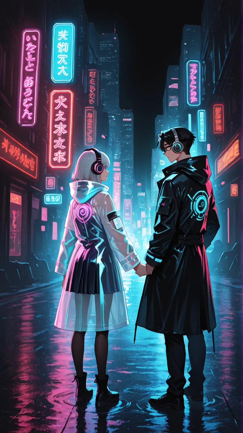 <lora:YinYangTech-20:0.8>,yinyangtech , scifi, yin yang, flow,city ,
couple walking in the park, long hair , short hair , glowing eyes, zen,