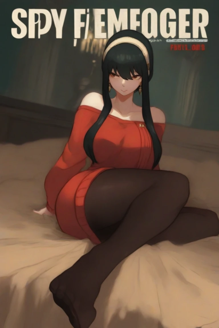 Anime girl in red dress sitting on sofa, Rin Tohsaka, , A succubus in a short, tight dress., Charming anime girl, breasts covered and NRF, anime cel shading, anime style 3d, Cell - Shaded Art Style, (NRF) safe for work, anime flirting magic handsome witch, NRF version, Cell-shaded adult animation