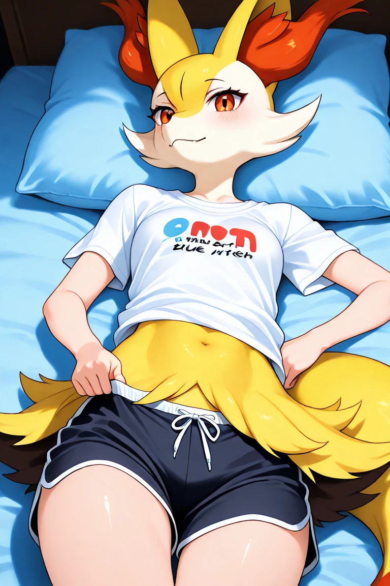 ((alone)), charming scene (hairy) (little wolf_boys:1.5),Sleeping sweetly in bed!Q version !!Eyes are bright,blond,blue eyes,cute style,high saturation!!hairy公狼, Men's orange peel, blue eyes, blond(long)Diapers,covered with blanket