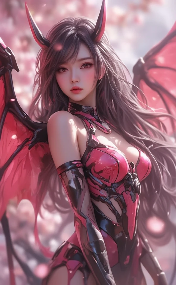 ( Absurd , High quality , ultra detailed, masterpiece, concept art, smooth, highly detailed artwork, hyper realistic painting ) Dreamy , Romantic , Vivid, girl , pink , strawberry, strawberry shortcake character, cute , whole body , colorful
