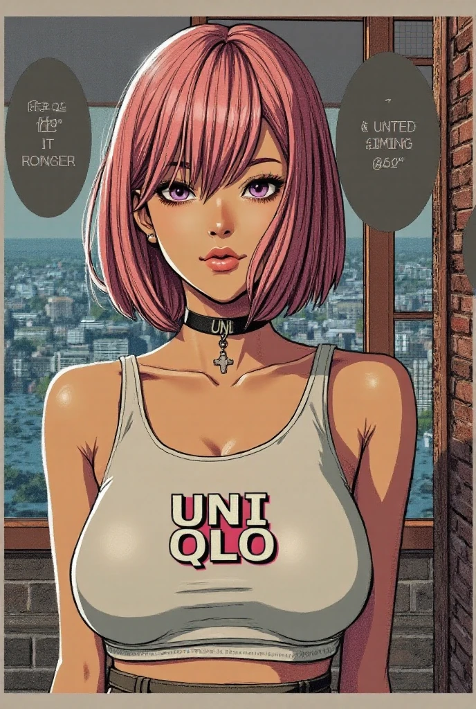 1girl, solo,tangan,cyclops,black hairs,bob cut, red eyes,breasts,areola ,royal dress,capee crown,upper body,looking at viewer,magazine cover,