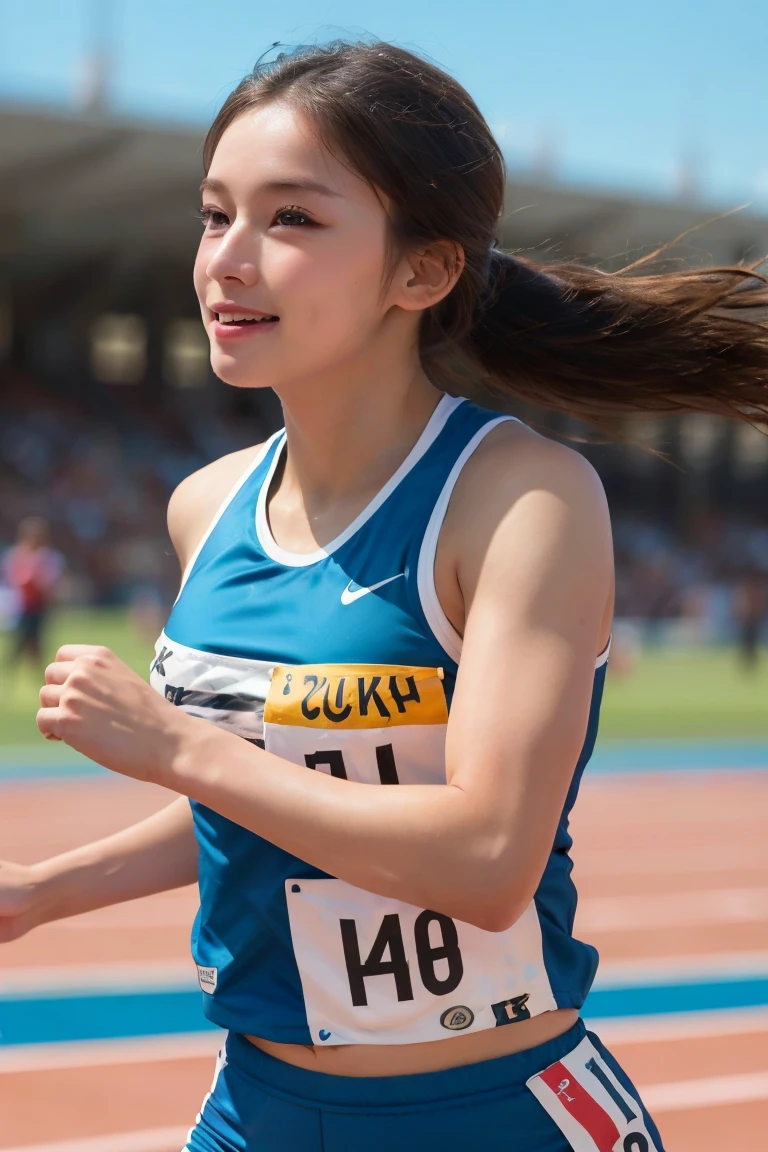 Japanese、Track and field athlete、Big Breasts