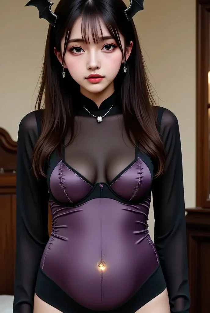 20yo woman, (masterpiece: 1.4), (8K, reality, original photo, best quality: 1.4), Japan, (1 girl), beautiful face, (Real faces: 1.4), (pink hair, short hair: 1.3), hairstyle, Realistic blue eyes, beautiful details eyes, (reality皮肤: 1.3), beautiful skin, Attractive, ultra high resolution, Super realistic, HD, golden ratio, (Detailed face: 1.4), (Japan演员: estuary), Sheer vest,粉色short hair,White透明,White,NSFW,big,big屁股强调,The nipple areola is clearly shaped,looking into camera,Sitting on the sofa,pubic shape is transparent and clear,posture(Bend your knees and legs open)
