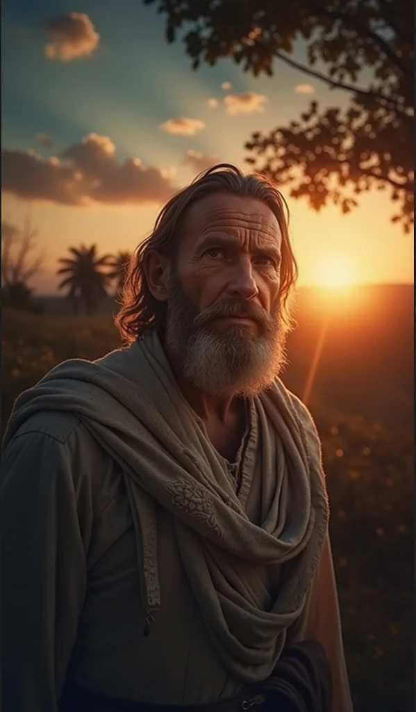 Jamie Dornan with large wings of white feathers on his back, tunic shining like fire, with celestial armor, large wings, Jamie Dornan, eyes of light, wearing short black beard, wearing Golden Crown, focus on the details of the face, coming out happy rays, serious and attractive man, wearing white tunic, magical and real effect, film cover, with magical light explosions, Powerful celestial warrior, similar to actor Jamie Dornan, magical sky image background and Greek temples, (8k, RAW photo, best quality, masterpiece: 1.2), (realistic, photorealistic: 1.37), professional lighting.