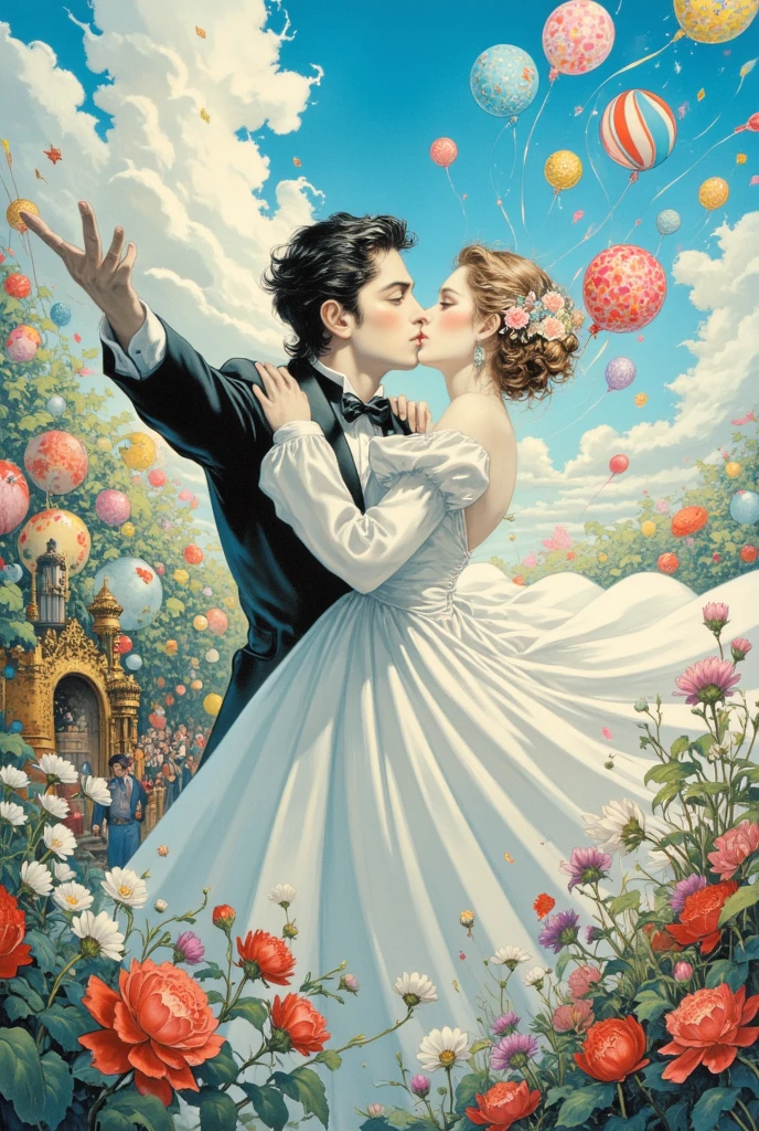 candy乐园,Man and woman,Lovers ,Kiss in the Wind ,Marshmallow,Fantastic,Fantastic,Fun,Magical Colors, Vibrant atmosphere,Sugar Addiction,Magic Garden,Lush Greenery,floating balloons,Festive mood, energetic ,Soft tones,Chocolate fountain, fairy tale lamp ,candy,Lollipop tree,Blue sky,Happy Face,Magical Moments ,Laughter,Happiness and Joy,fairytale environment,神奇的candy,在candy云上野餐, Romantic scenery,lively,Festive Celebration,romantic atmosphere,shining eyes,Love Is in the Air,sweet hugs,色彩缤纷的candy,Blow a Kiss,Love Story ,Creativity and imagination,Whispering Wind ,Unlimited happiness,Eternal Love.