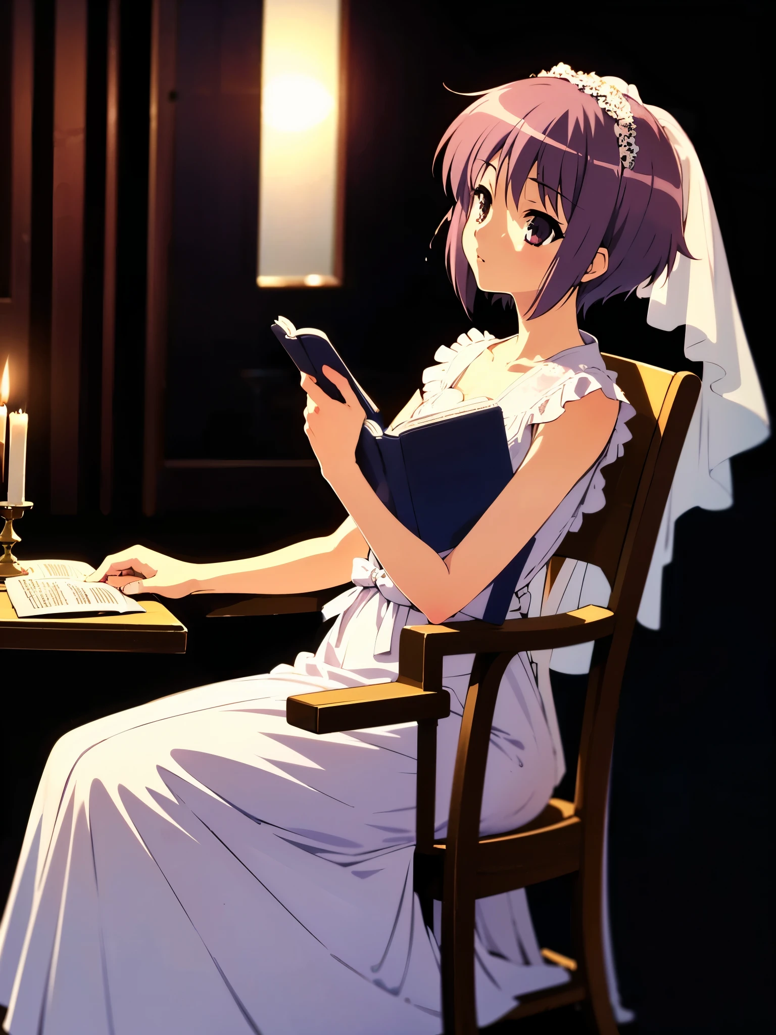 Best quality, ultra detailed, 8k, delete this book, detail right arm,
