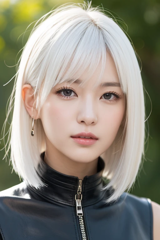 Actual Photos、Nier:Beautiful cosplay of 2b from Automata、2b、A woman cosplaying as 2b、White skin、expensive、Great style、Big Breasts、Small face、expensive鼻、Sharp Eye、Beautiful Face、Beautiful Face、30 years old、British women、British Half、Nier:2b&#39;Automata&#39;s Black Costume、Stylish Background、Light background、Blur the background、Fantasyな都市を背景に、Reach your audience、Shooting from an angle、masterpiece、Highest quality、High resolution、Cosplayer Photos、Professional Photo Model、Fantasy、Glaring at the audience、Angry expression、Cosplay makeup style、Real Cosplay Photos、Cool and beautiful pictures、Portraiture、Wrapped in a pale white glow、good looking