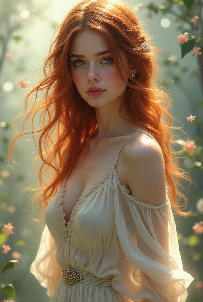 twink boy, 19 years old with long red hair
