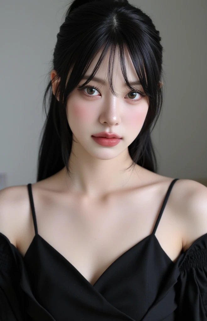 best quality, masterpiece, (lifelike:1.4), 1 17 year old girl, A faint smile, Dark green hair，White nurse uniform，Nipple protrusion，Wet，A lot of sweat，Marks，blushed skin，/Upscale，Height 175cm，Natural beautiful face，slim body，Pure white background，Fair and rosy skin，Messy Curls，whole body