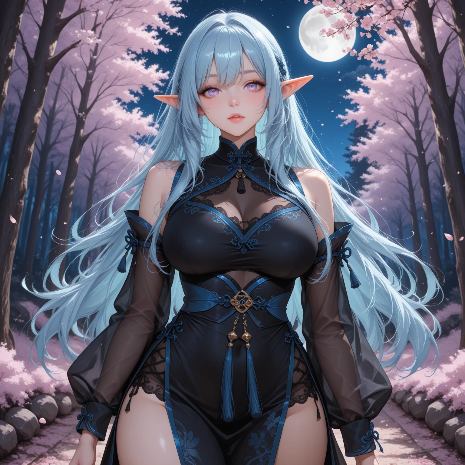 ((Melhor qualidade)), ((obra de arte)), (detalhado), seductive succubus, Ethereal beauty, empoleirado em uma nuvem, (fantasy illustration:1.3), olhar encantador, pose cativante, asas delicadas, encanto sobrenatural, mystical sky, (Luis Royo:1.2), (Yoshitaka Amano:1.1), noite de lua cheia, cores suaves, (detalhado cloudscape:1.3), (high resolution:1.2)