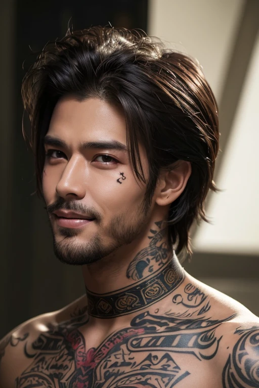 <lora:pailide3-000005:1.1>,(suit),tattoo,flower arm,muscular,hollywood star,baby focus,cinematization,cinema scene,swept-back hair,the streets of los angeles,chibi,, masterpiece,best quality,highres,8k uhd,