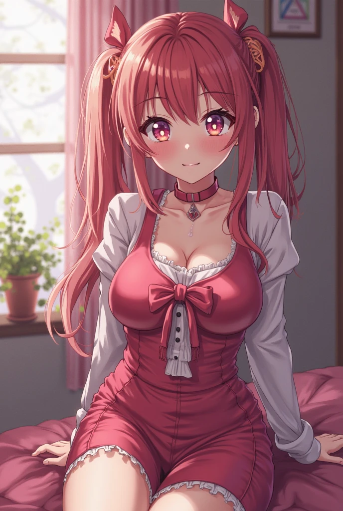 Design a porn image of the anime DXD high school
