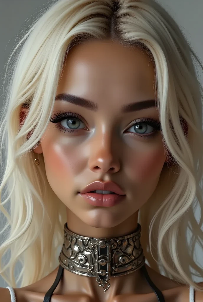 (masterpiece, high resolution, photorealistic: 1.4), (capturing a stunning, confident woman with very long, silky white hair, full breasts, with a flawless body, dark skin, and perfectly sculpted: 1.3), (Afro ethnicity), ( perfecteyes, green eye: 1.3), (walking in a garden: 1.2), (her silky hair blowing in the wind: 1.2), wearing a silky white Virgin-Killing Sweater, (Sony Alpha a7R IV camera expertly used to capture this captivating moment: 1.2), (paired with a versatile Sony FE 24-70mm f/2.8 GM lens, ensuring every detail is beautifully captured:1.2), (her sun-kissed black skin gleaming in the warm sunlight:1.2), (the sun strong enhancing the beauty of the scene:1.2), (a breathtaking photo of a mesmerizing woman displaying her stunning beauty:1.2).