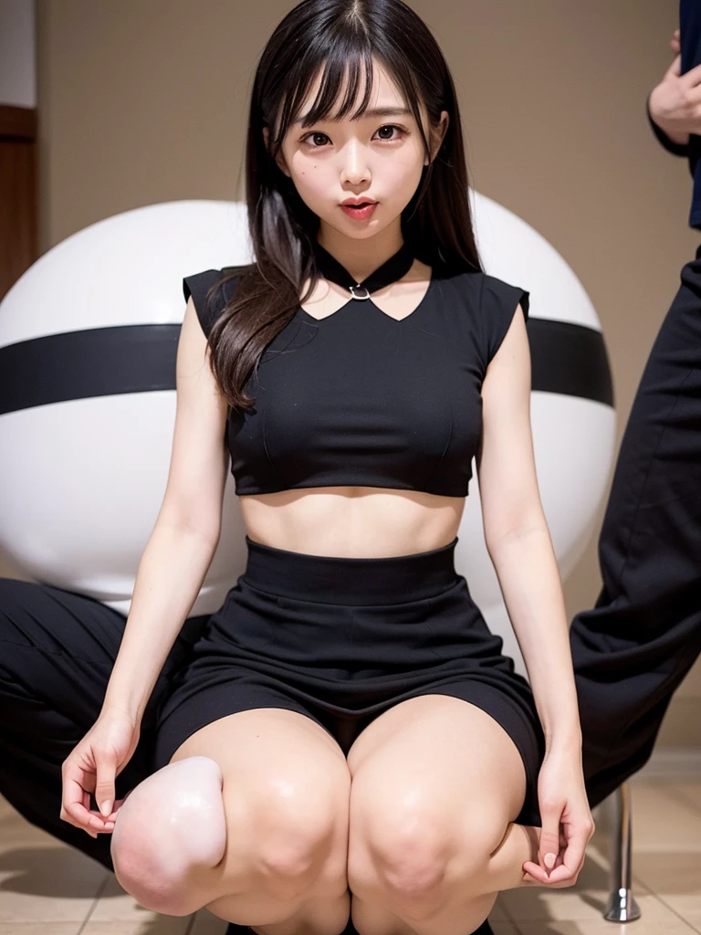 Masterpiece, best quality, high quality, extremely detailed CG unity 8k wallpaper, 16k quality: 14:24 (unparalleled masterpiece, ultra-realistic 8k CG, perfect artwork, perfect female figure, dramatic shadows, ray tracing) 16k quality, (spotlight, perfect lighting, detailed light, dramatic shadows, ray tracing), (clean, shiny skin, delicate face, super idol face, extremely delicate and beautiful: 1.2), from below, extremely delicate and beautiful, Bangs, big breasts, front and back up, black sports short vest, vest blue eyes, seductive smile, smile, 16k quality, award-winning photography, fine details, realistic light and shadow, 8K resolution, 16k super high quality, Real texture 5.0, a beautiful girl, exquisite facial features portraying a perfect face, big eyes, double eyelids, lying silkworms, delicate facial portrayal, ultra-detailed, cold, cold, cold and proud, naturally beautiful, peerless face, beautiful, charming and moving, bangs, black long straight, sweating, front and back upturned, model body, big-breasted beauty, black T-line pants, , smooth floor, gymnastics room, indoor background, open thighs to squat in M-shaped leg pose, facing the audience
sea
