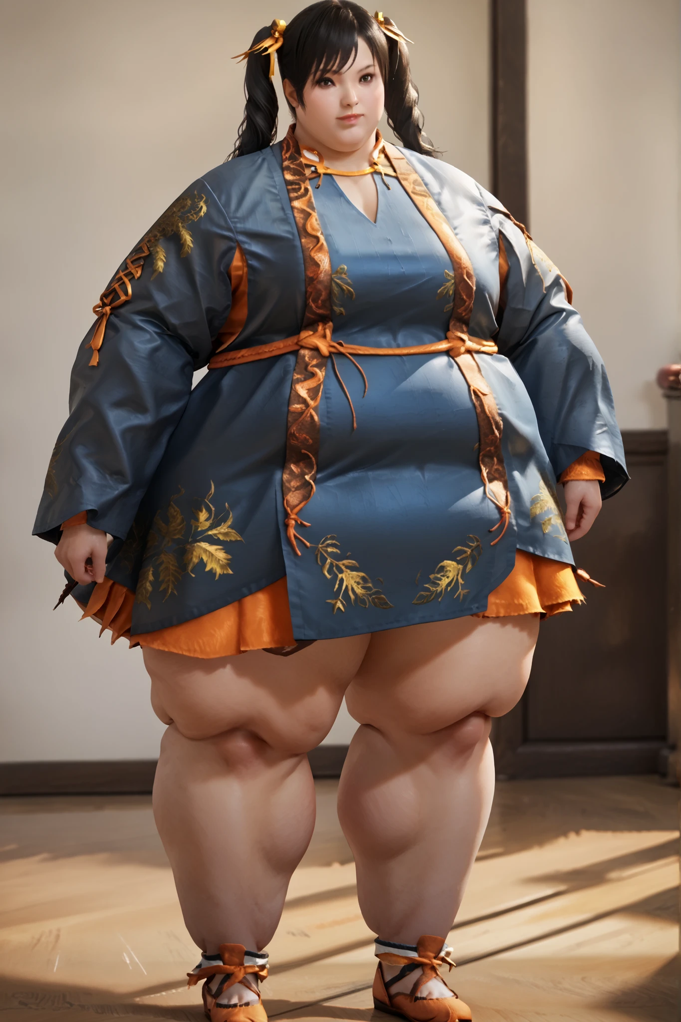 ((best quality)), ((masterpiece)), (detailed), perfect face, thicc woman, beautiful face , thicc girl , widest hips , thicc , thicc body , thicc thighs , slim arms, huge large breasts, her body is thicc, full body view, dark-black room, black bokeh background, thight dress, wearing sandles, short hairstyle, diamond necklace, wearing a watch, tall woman, restore face, white skin , longest thight pants , glasses , cold vibes, , 4k resolution, japanese goddess