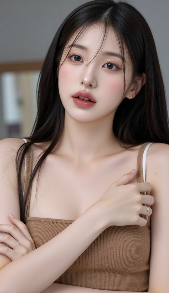 hyperrealistic: 1.5), hyper-realistic lifelike texture, masterpiece, unreal engine 5, Extremely detailed CG unity 8k wallpaper, realistic eyes,
Madly detailed photo, (ecstasy of light and shadow, deep shadow), (Winner of the Pulitzer Prize for Photography and Taylor Wessing Photographic Prize) Jennie Kim, sexy pose, whole body,