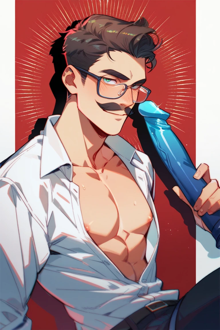 best quality, masterpiece, handsome polynesian man, tan skin, wavy dark hair, round eyes, (huge red bow tied around his penis), inviting and seductive pose, sexy, gay, homoerotic, perfection, no watermark, no logo, no signature