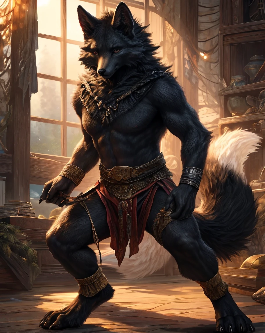 solo, male, (muscular), shaman, (male anthro dragon):1.3, black body, white belly, (kneeling):1.3, (kemono:1.4)
(praying):1.23, (tribal clothing, long loincloth, red pattern:1.2),
detailed eyes, dragon tail, horn,
((bust portrait)), (detailed eyes, yellow eyes, glowing eyes):1.1,
(outdoors:1.35), altar, fire, smoke, forest, candle, night, (particles ,firefly, blue glowing):1.3,
detailed background, photorealistic, realistic hands, 8k hd,
(dark shadows, wide dynamic range, hdr, low light:1.2),
by (by Pino Daeni, (by ruaidri), by virtyalfobo).
