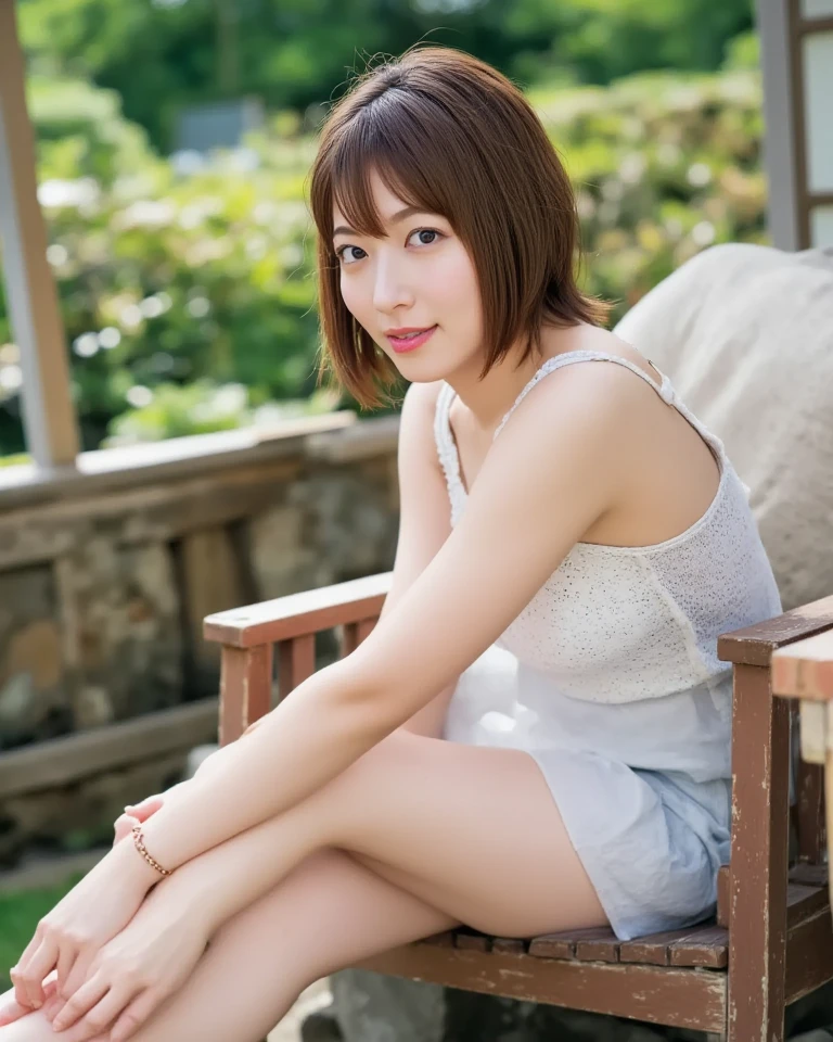 （（I&#39;m in Sandy Beach、The sunlight pouring down、Cute Bikini、Have fun in the water at the coastal、Laugh out loud:1.0.Cleavage:1.2））There is cleavage、Small earrings、Laugh out loud、、Fluffy perm hair、Braided hair only for the bangs、Light brown hair、｛｛Cowgirl Shot｝｝、（（Close-up shot from the waist up、round big breasts:1.4））、Swollen breasts、Smile、A luxurious blue gingham check bikini、Braided hair only for the bangs、Cowboy Shot、A lovely smile、（（Beach、coastal、Sandy Beach:1.0））、Full body photo、Tuck your hair behind one ear、Silver Necklace、smile、 elegant ponytail、Caustics、Highly detailed photos、Very beautiful eyeedium Short Hair、Large Breasts、Super no makeup、(8k、RAW Photos、highest quality、masterpiece:1.2)、(Realistic、Realistic)、1 girl、((Medium Short Hair、Looking into the camera:1.4))、Hair blowing in the wind。Lens flare、
