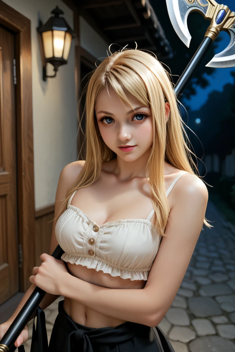 masterpiece,Highest quality、 (high resolution:1.48)、(Young face woman:1.48)、(Beautiful russian blonde:1.48)、(Female symbolism:1.48)、(Very thin waist:1.48)、(Deep Valley:1.48)、(Supermodel:1.48)