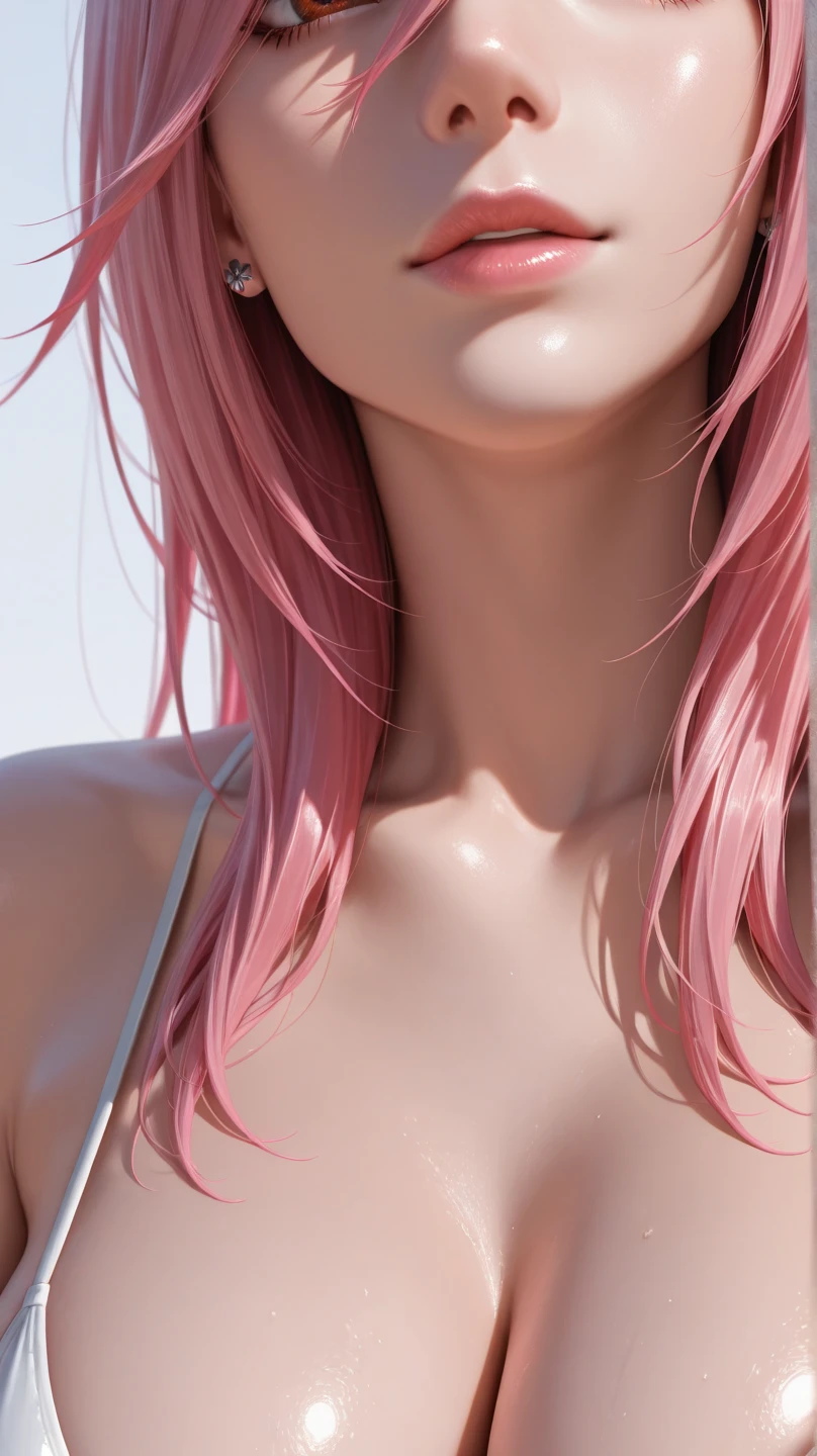 (masterpiece, Highest quality:1.3), (Super detailed:1.2), (hyperRealistic:1.3), (RAW Photos:1.2), High-definition RAW color photos, Professional photos, (PhotoRealistic:1.4), (Realistic:1.4), Professional Lighting, Perfect ???????, (Big Breasts:1.1), (blush, Detailed face), (smile:1.5), (Pink Hair:1.5), Trending Hair&Trending Hairカラーをランダムに, Earrings, necklace, bracelet, Sexy, erotic Sexy, Random sexy gravure poses,((((Full nudity))),((The lower body is hairless)), (Highest quality, High resolution, Lift your hips and strike a pose , ultra-detailed, Realistic:1.37),