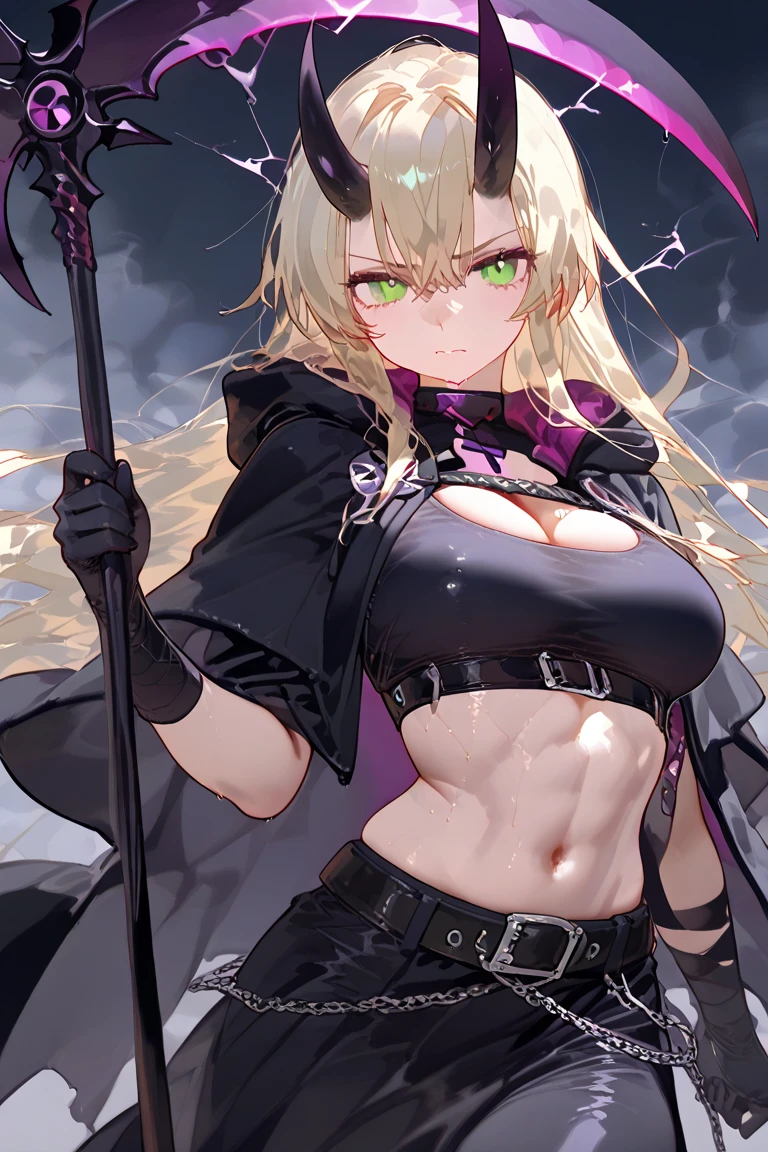 1girl, kawakami_mai, blonde hair, long hair, side ponytail, purple eyes,
BREAK (pink turtleneck black capelet white shirt jewelry white sleeves long sleeves navel cutout black skirt pink frills:1.2)
BREAK simple_black_background, black and white theme, Sense of coordination, sense of order, mathematics beauty, (((cover design))), (((((cover art))))),
BREAK ((anime girl)), best quality, expressive eyes, perfect face, (masterpiece), best quality, expressive eyes, perfect face, ((best quality)), ((ultra-detailed)), ((an extremely delicate and beautiful)), perfect eyes, perfect body, ((synmetry eyes)), beautiful eyes, ((thick thighs)), shiny skin, soft skin, ((synmetry body)), ((perfect body)), 