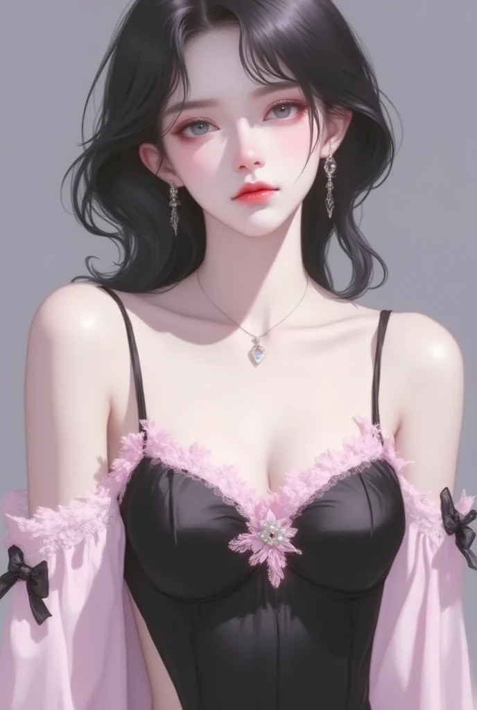 <lora:edgPuertoRicanDollLikeness:0.9>, tanned brunette, edgPR_woman, edgPR_face, edgPR_body, <lora:guastary:0.9>, gua, 1girl, bras, upper body, frilled,