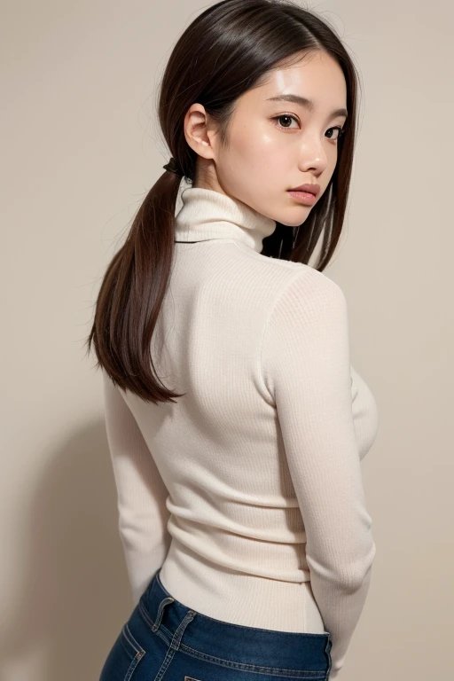 ((カフェの前に座るMature Woman)),((Turtleneck shirt:1.3)). 40k, photograph, masterpiece, highest quality, Dark Gray Background, ((Mature Woman, wife, mother, Mature Woman)), ((Plump breasts)), perfectionな顔, perfection , ((Large breasts)), ((1 girl with brown eyes and beautiful light black hair)). Beautiful Japanese Women,Ample, soft breasts and white skin, ((Very soft breasts)). Highly detailed face, Fine grain, Embarrassing, smile, summer, Daytime, (((Slave Collar))), (Headshot 1.5)