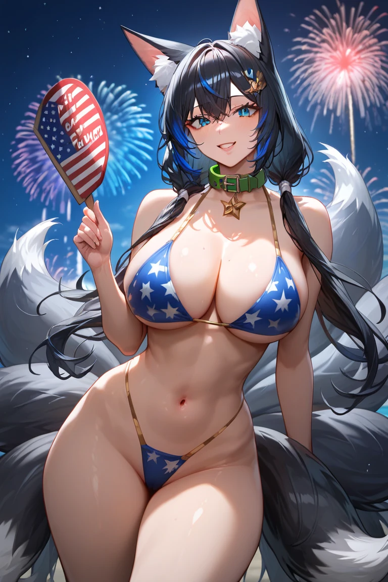 Duo, score_9,score_8_up,score_7_up, source_furry, an Anthro avian bald eagle, white body, female, tall, athletic body, abs, fully naked, breasts, nipples, blue eyes, fireworks background, sex, cowgirl position sex, she is riding a faceless human males cock, straddling male, outdoors at night on a field,