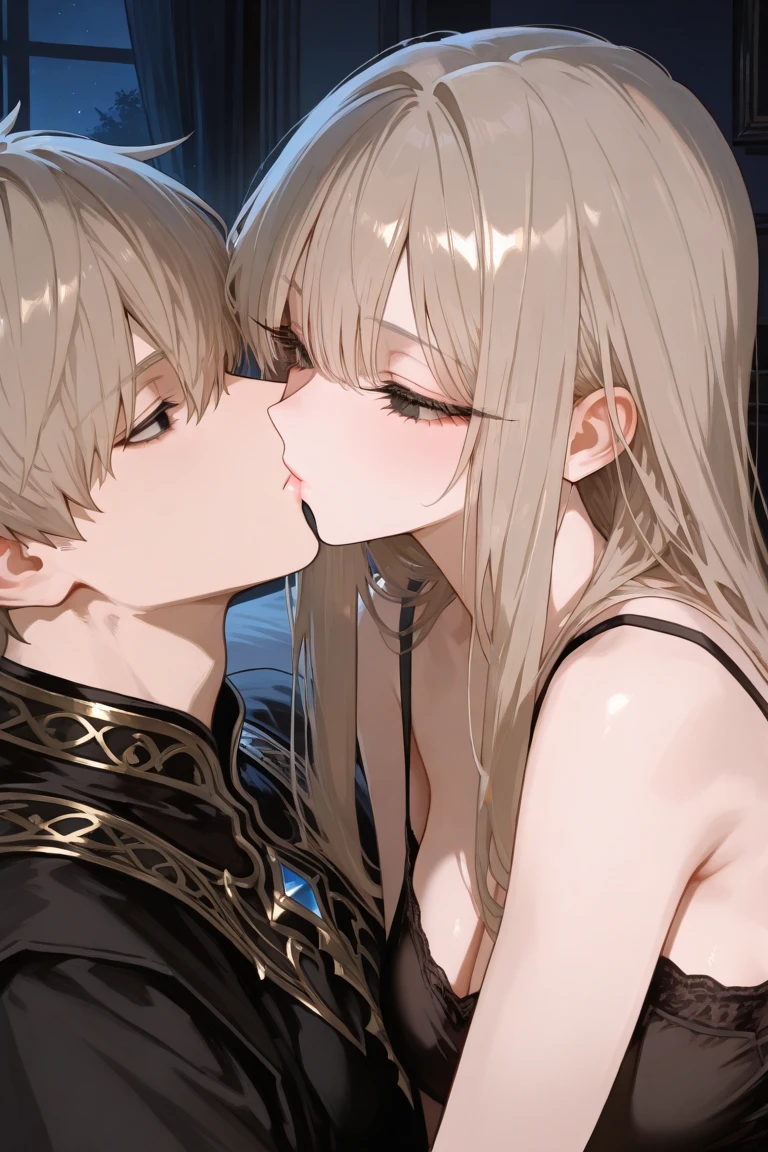 bimmf, bisexual male, bicouple, submissive male, threesome, masterpiece, group sex, group, 2boys 1girl, man and woman giving blowjob <lora:HentaiBiMMF-000003:.95>