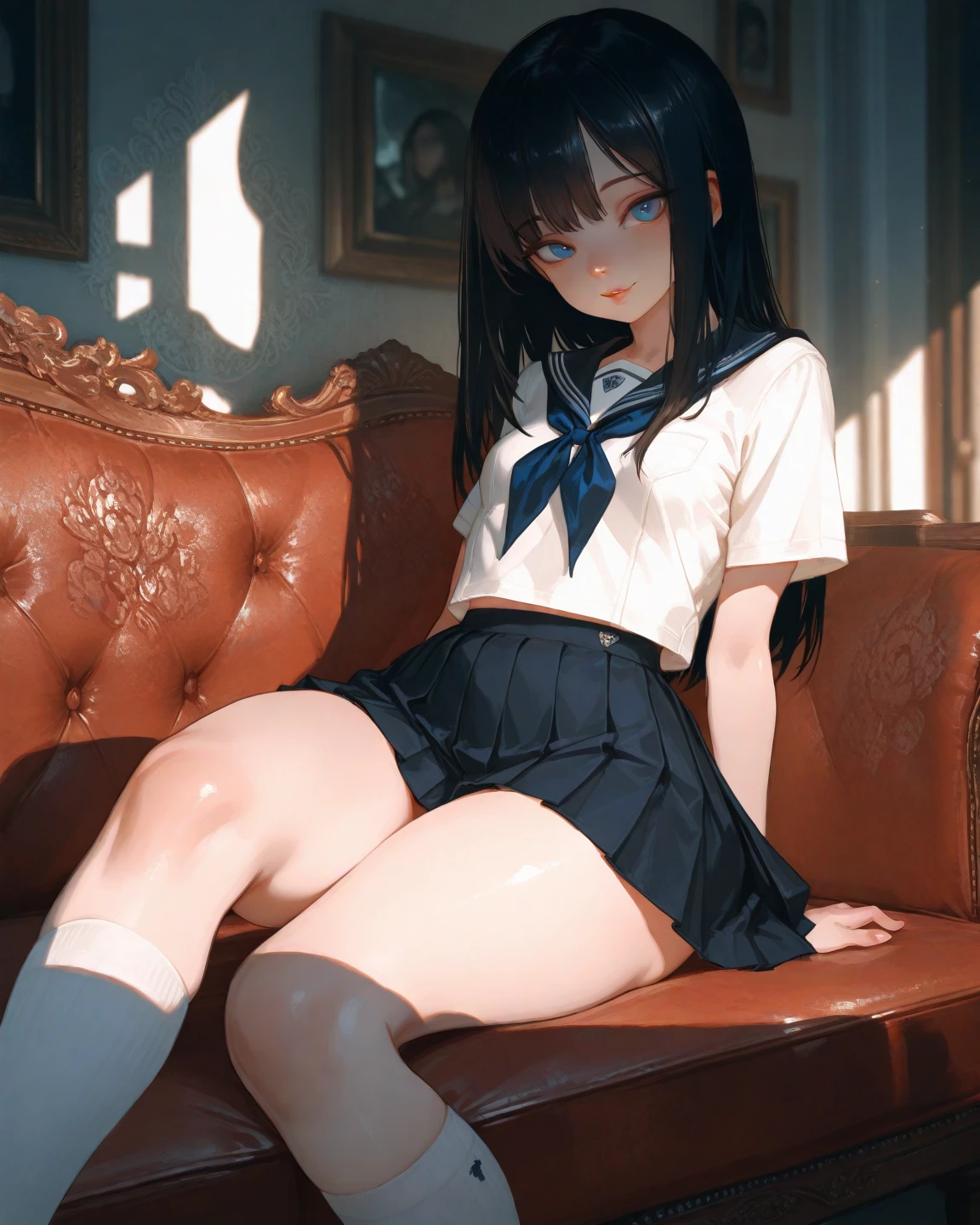 photo realistic, (masterpiece,best quality:1.4),(8k,raw photo,photo realistic:1.2), detailed skin, detailed face, ((1girl)), idol, cute face, little girl, Not Safe for Work, (raw photo, photo realistic: 1.2), ALL Nudi-ty, nudi, (((NO panties))),nipp-les, Open twat, anus, went, (((No cloth))), (((sitting spread legs))),