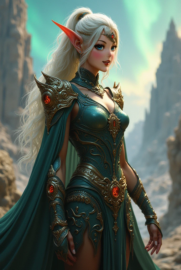 Looks like Amrita Rao, high details, best quality, 8k, [ultra detailed], masterpiece, best quality, (extremely detailed), dynamic angle, ultra wide shot, photorealistic, fantasy art, dnd art, rpg art, realistic art, a wide angle picture of an epic female elf, full body, [[anatomically correct]] full body (intricate details, Masterpiece, best quality: 1.6) casting a spell (intricate details, Masterpiece, best quality: 1.5), casting an epic spell, [colorful magical sigils in the air],[ colorful arcane markings floating] (intricate details, Masterpiece, best quality: 1.6) holding a [sword] (intricate details, Masterpiece, best quality: 1.6) holding a [sword glowing in red light] (intricate details, Masterpiece, best quality: 1.6). in fantasy urban street ( (intricate details, Masterpiece, best quality: 1.6), a female, beautiful epic female elf, wearing elven leather armor (intricate details, Masterpiece, best quality: 1.3), high heeled leather boots, ultra detailed face (intricate details, Masterpiece, best quality: 1.6), small pointed ears, thick hair, long hair, dynamic hair, fair skin intense eyes, fantasy city background (intricate details, Masterpiece, best quality: 1.6), sun light, backlight, depth of field (intricate details, Masterpiece, best quality: 1.3), high details, best quality, highres, ultra wide angle