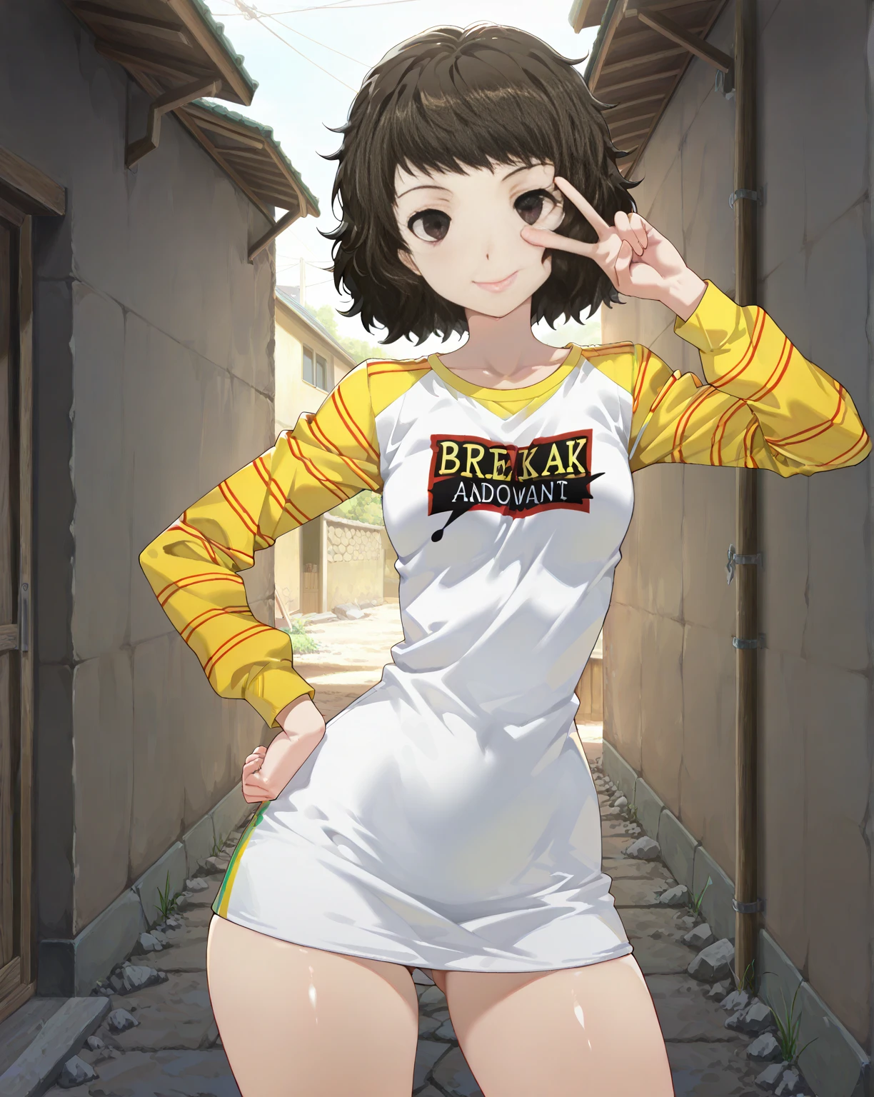 anime, 最high quality, high quality, High resolution, Beautiful woman, High detail, Good lighting, ???????, transformation, (No ??????), (((Jeans ))), ((Tight leather top)), (((Shiny Pantyhose))), Leather thigh-high boots, ???? abdomen, (Wet shorts), (((Be incontinent))), (((Peeing))), (((Peeing on your own))), (??? running down my legs), ??? stains, (puddle), (Thick thighs), Nice long legs, lipstick, Detailed face, Pretty face, Clean hands, Embarrassed and blushing face, Humiliated, ((Spread your legs)), (squat), ((In a wide alley)), Heherz