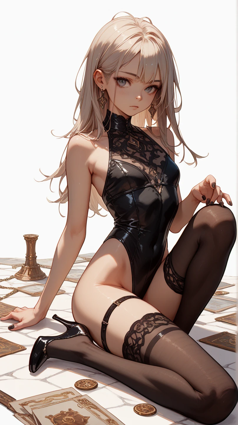 (Best quality, 8K, Masterpiece:1.3, 1 girl, solo, Beautiful girl), cute, Dynamism, Detailed face, Detailed skin, detailed clothes, Detailed eyes, Detailed lips, Detailed tongue, Detailed fingers, Detailed mouth, Photorealistic, Raw photo, highres, hight resolution, Natural lighting, perfect anatomy, toned legs, double eyelids, tear bags, round eyes, moist lips, sweaty, ecstatic face, ahegao, half closed eyes, Red lips, shackle, guillotine, Collar, handcuff, Anklets, ((bdsm)), slave, peeing, black chain, from behind, all fours, pointing her ass toward viewer