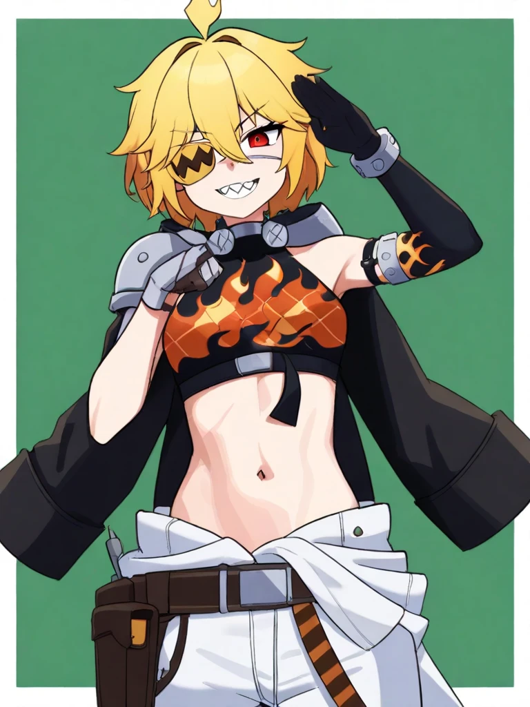 ((highest quality)), ((masterpiece)), (be familiar with),Clementine,Overload,nsfw,Sleeveless sweater,shawl,pants,Bewitching Smile