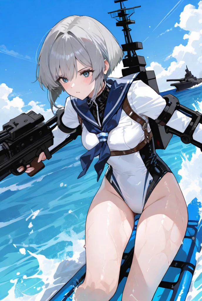(( Fleet Collection、Kantai Collection、Yao)),((Sexy Bikini:1.5)))、woman,Cowboy Shot, ((white background))) 、Best image quality, high quality, The background is clear,きれいなwoman, Japanese, detailed, detailed eyes, detailed skin, Beautiful Skin, 超High resolution, (reality: 1.4),とても美しいwoman, 30 years old, Beautiful Skin, thin, (Ultra-photorealism), (High resolution), (8K), (非常にdetailed) 、(Beautiful and detailed eyes), (非常にdetailed), (detailed face), Displaying the viewer, Fine details, detailed face, smile,Straight,Looking Ahead, StraightLooking Ahead, Photo Real,Hairstyle: ponytail、(((short hair:1.5))),Brown Hair、smile、Very delicate body、Very flat chest、hair over one eye, Normal limbs、seiza