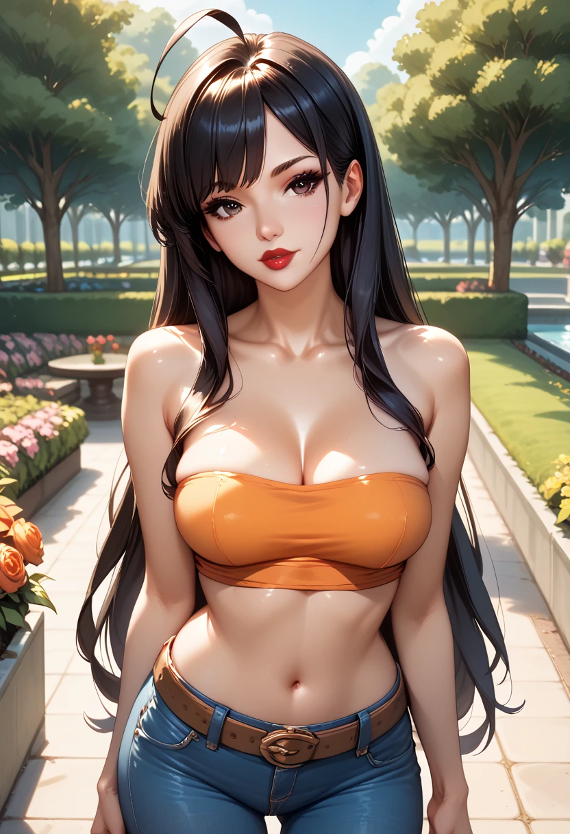 Realistic, Photorealistic,(close up),Masterpiece, absurdress ,2girls,( makima),(nude), luxurious , perky nipples, detailed vagina, bellybutton, groin, sweaty skin, A bracelet, looking down at , provocative Smile, cherry blossoms, Private garden, the wind, Floating hair, big breasts ,(((wide hips))), Toned body, Detailed eyes, detailed feet