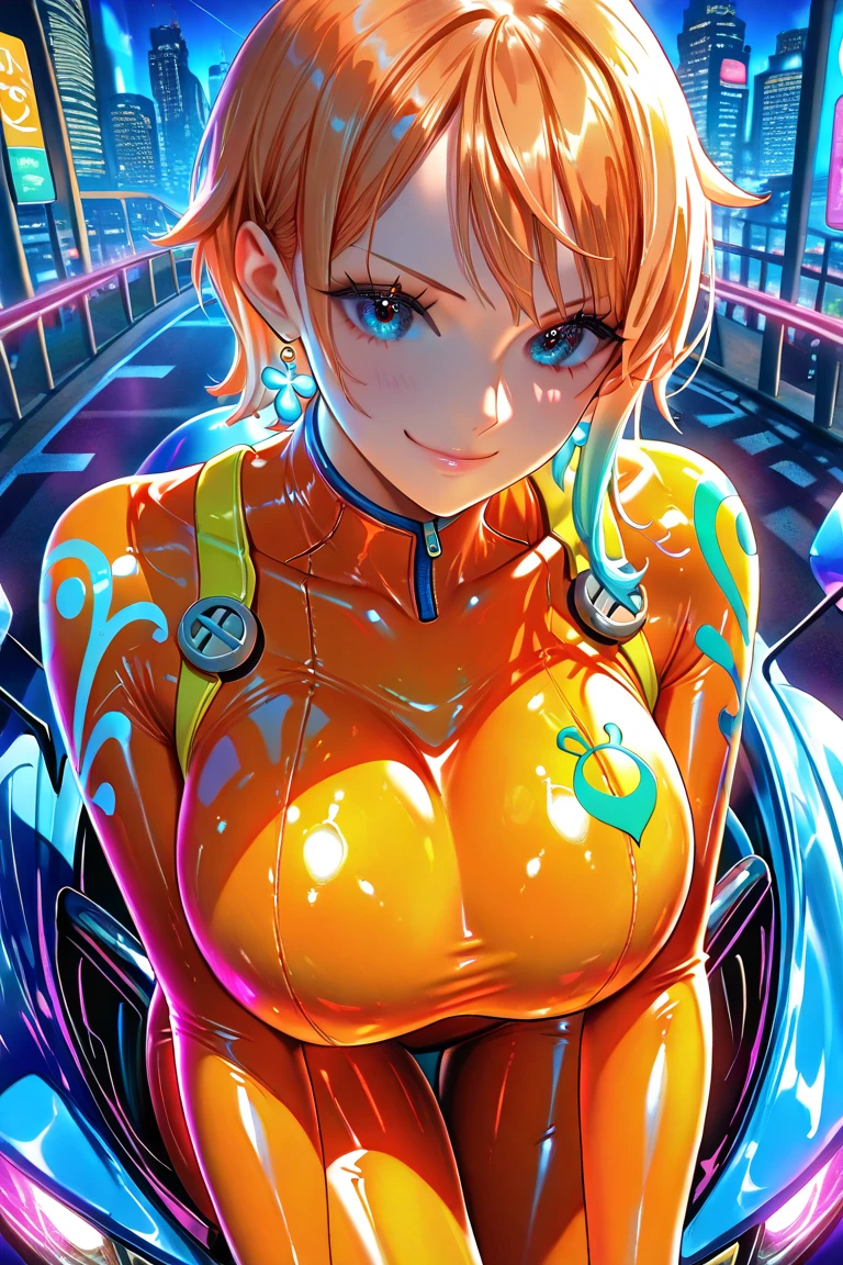 golden hour, architecture, "at the Misty living Apparatus"1girl, woman, (sensual Salvagepunk:1.3) cute catgirl, full body, [:revealing, skimpy costume design,:0.2], bombshell hair, infra deep color:tomato hair, Razor Cut, chubby, narrow waist, small breasts, caucasian<lora:EnvyColorSliderXL01:1>