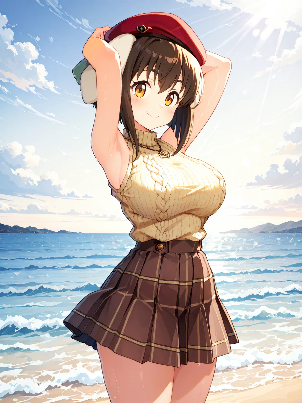 masterpiece,(high quality depth map:1.1), best quality, ultra-detailed,unity 8k wallpaper,crisp,(loli:1.2),(beautiful eyes), ((kawaii)), cute, (lovely),,,phonograph,, (ultra-detailliert), (The best illustrations), (Best Shadows),Perfect litthing,vivd color
,anime moe art style,animated style illustration, (beautiful eyes), ((cute)), cute, (lovely),, , ,,, (loli:1.5), 1girl, , breasts, long hair, bangs, blush, , open mouth ,, bikini, ,(lmiddle breasts:1.8),, , thighs, Floral Bikini, jewelry,, sweat, breasts out,, ass, , bikini pull, , bare shoulders, ,profile,smile