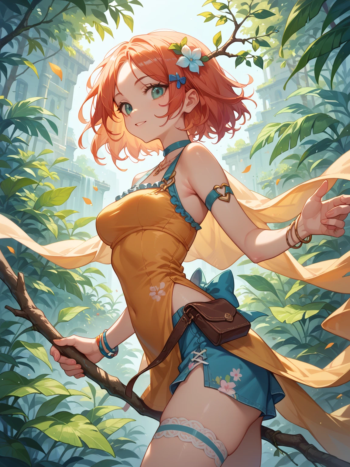 cute  elf,(((little ,tiny little body,little))),(((6 years old))),((anime elf  with extremely cute and beautiful red hair)), (((elf))), (((elf ears))),

(((flat chest))),((((red hair:1.35,short red hair,(wild short hair:1.5),((hair over eyes:1.3)),colored inner hair,ear breathing)))),(((red_eyes:1.3))),intricate eyes,beautiful detailed eyes,symmetrical eyes,big eyes:1.5,(((lustrous skin:1.5,bright skin: 1.5,skin tanned,shiny skin,very shiny skin,shiny body,plastic glitter skin,exaggerated shiny skin,illuminated skin))),(delicate detailed fingers,detailed body,(detailed face)),

cute,slutty,erotic,daring,((nsfw)),

revealing clothing,show skin,(((Hooded feathers coat, red feathers coat set, wear a feathers coat: 1.3,red winter coat))),((bare legs)), (half-naked, scantily clad),(((intricate outfit,intricate clothes,embroidered outfit,ornate outfit,embroidered clothes,ornate clothes))),

(dynamic pose:1.0),embarrassed,(centered,scale to fit dimensions,Rule of thirds),

((eagles flying in the background:1.5)),((((many fireflies,fireflies,glowing fireflies,fireflies in the background)))),

((forest rainy day, at night)),with dark stormy clouds,winter,scenery:1.25,intricate scenery,((forest rainy day background)),

(Glossy winter ornaments),highres,sharp focus,(ultra detailed,extremely detailed),(photorealistic artwork:1.37),(extremely detailed CG unity 8k wallpaper),(((vibrant colors,vibrant theme))),(intricate),(masterpiece),(best quality),artistic photography,(photography taken by sldr),(intricate background),perfect rendered face,perfect face details,realistic face,photo realistic,((intricate detail)),(((realism))),
