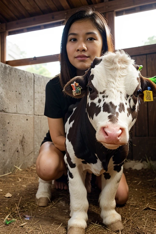 A beautiful Japanese girl with fair skin and angelic features.............. She is a ager、Looks like a slender 12 year old. The girl is on all fours and has no clothes on....'a little embarrassing for her. She has a childish appearance with a flat chest. The stage is a cowshed、Milked、mate with a bull、Living with cows、pregnant cow、The atmosphere in the barn is professional and filthy....... ...... The artwork is、Must be realistic, Highly detailed photorealistic quality, high resolution render, Gives a cute and innocent atmosphere. Lighting should be balanced and natural, Beautifully illuminate the scene.、Show nipples、Underpants1becomes a sheet、Show your butt、taiwan wacoal、Gunze、Milk is squeezed out of her breasts、she is connected to a machine that produces milk、Her breasts are4There is a、the cow is on top、The male genitalia is stuck in the female genitalia、she takes care of the cows、she is about to give birth to a calf