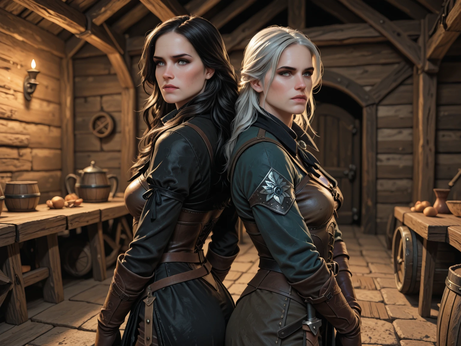 Cirilla Fiona Elen Riannon, from the Witcher Wild Hunt, in the Death Stranding game