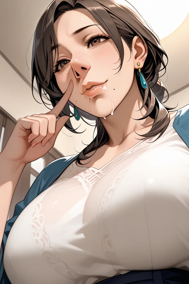 (Masterpiece Finely Best Anime Generate: 1.4 Perfect body photo), Young Woman in
Black and White One Shoulder Dress, Posting in bedroom, Raise one hand showcase armpit button, Hentai Exposed Breast, Black Haired, Black Eyes, Hentai Small Big Breast Tits, Milf, Showcase Armpit, Anime Detailed Lineart,Woman Seductive, Milf, Bokeh, Exposed Breast tits, [8K!! High Anime Lineart Ai Art Generator]