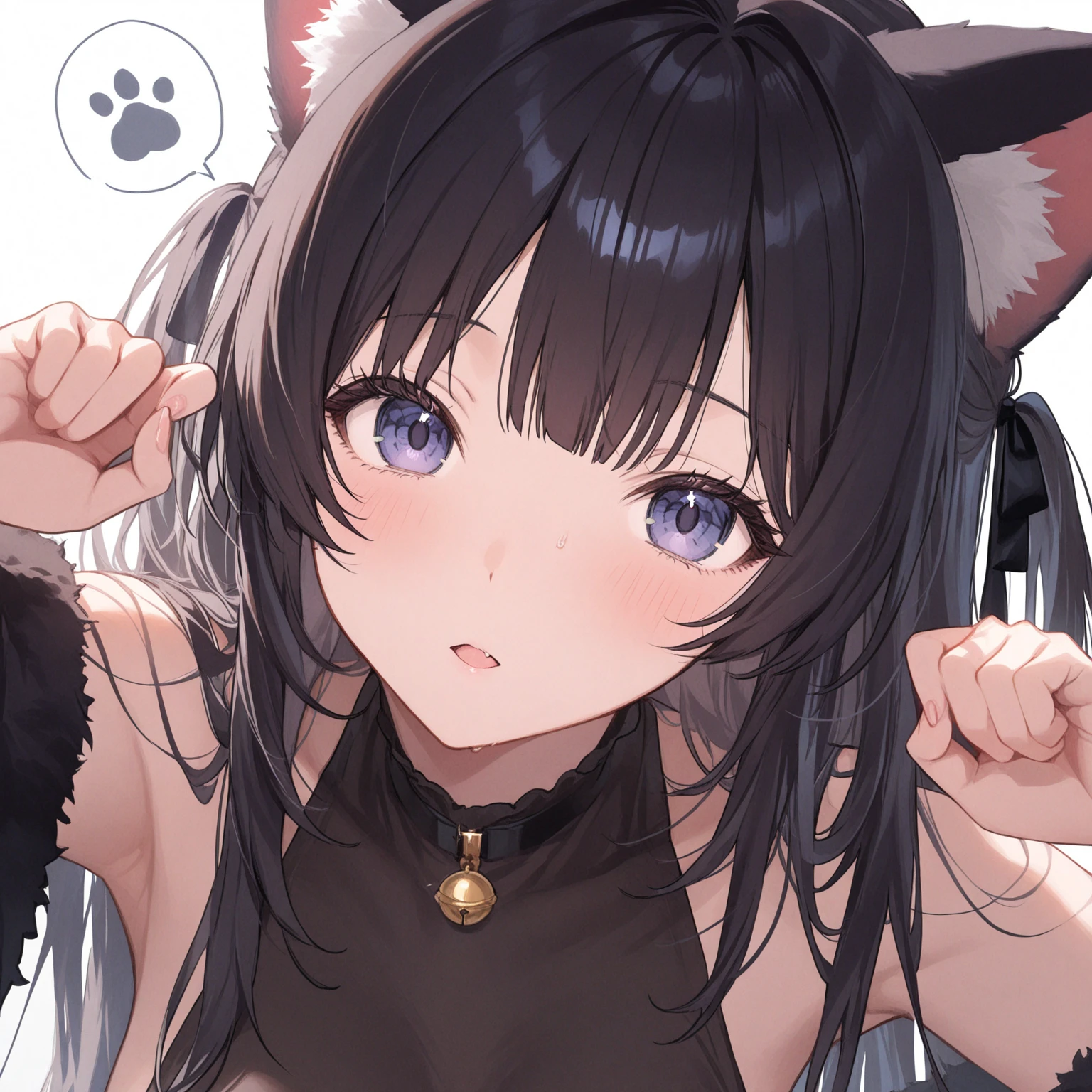 cat bars,animal ear fluff,:3,Cat's tail,cat girl,modo kemonomimi, maomao,1 girl,blunt bangs,green fur,wide,Blue eyes,Alone, gonvverde,Side locks,twin braids,hair over the shoulder,hair beads,half up,moño de un Alone cabello,hair band,blue ribbon,parts,hanfu,green japanese clothes,long sleeves,wide sleeves,purple skirt,long skirt,shoes,, exquisite images, High Definition,Masterpiece,Best Quality,, 18 years,young female,beautiful fingers,beautiful long legs,beautiful body,Beautiful nose,beautiful character design, Perfect eyes, perfect face,expressive eyes