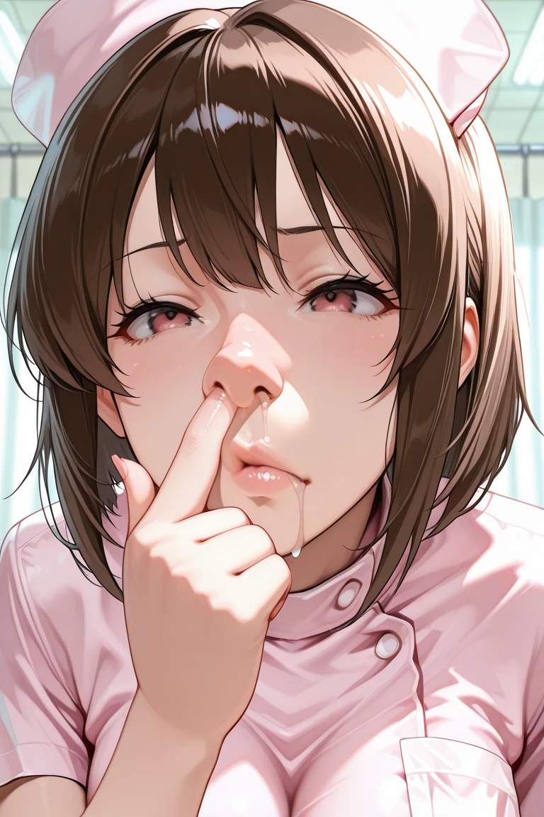 My aunt is licking my dick in the kitchen while hiding so no one can see me