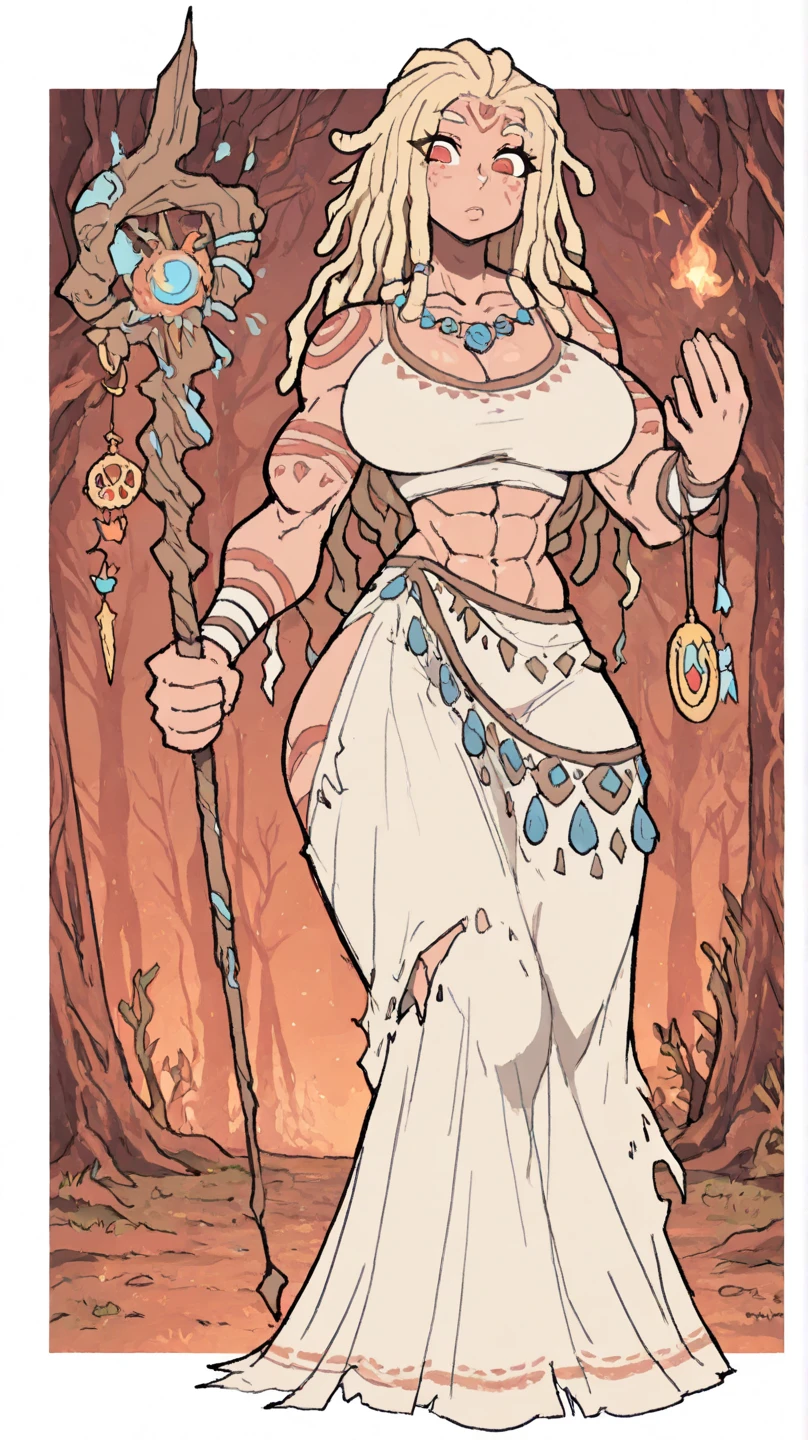 art nouveau barbarian pinup